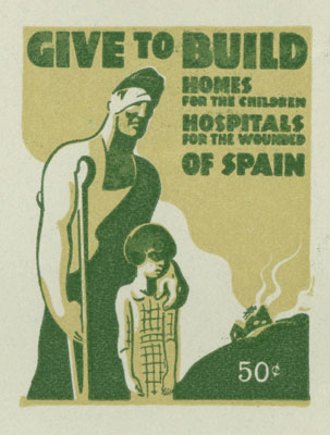 Trade Union Spanish Relief Stamps, 1937