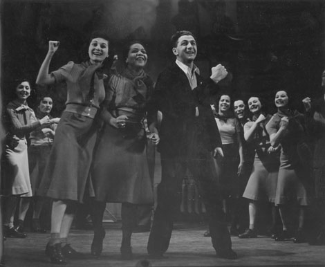 ILGWU's Pins & Needles musical revue at the Labor Stage in New York, circa 1937